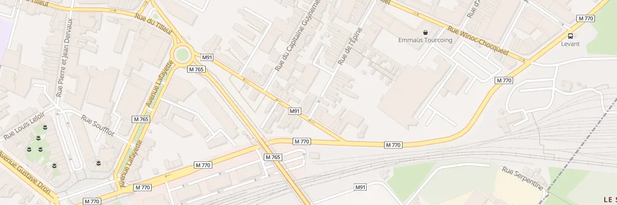 Plan du 3 Rue de l’Epine à Tourcoing