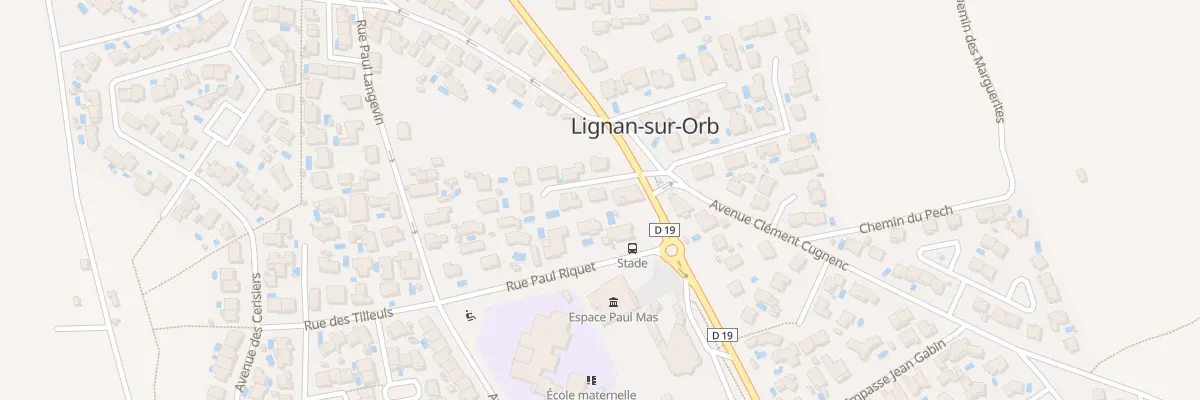 Plan du 19 Imp Pierre Grimaud à Lignan-sur-Orb