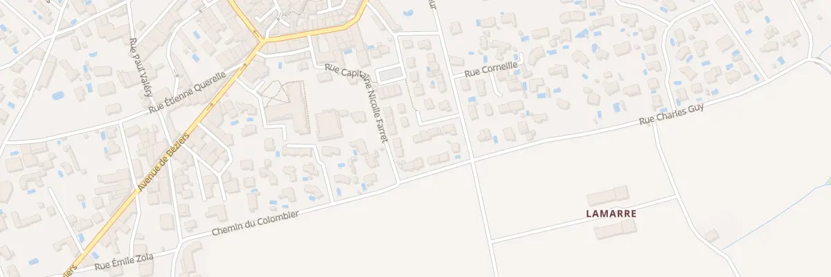 Plan du 7 Rue Racine à Thézan-lès-Béziers