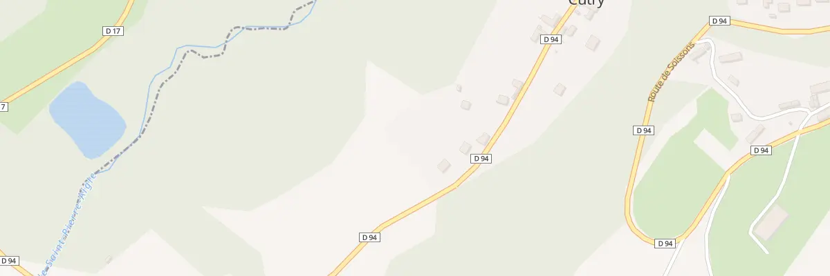 Plan du 3 Rte de Coeuvres à Cutry