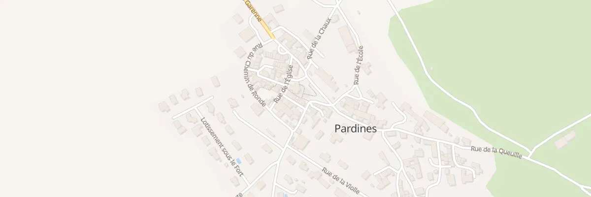 Plan du 21 Rue Abbe Mathieu à Pardines