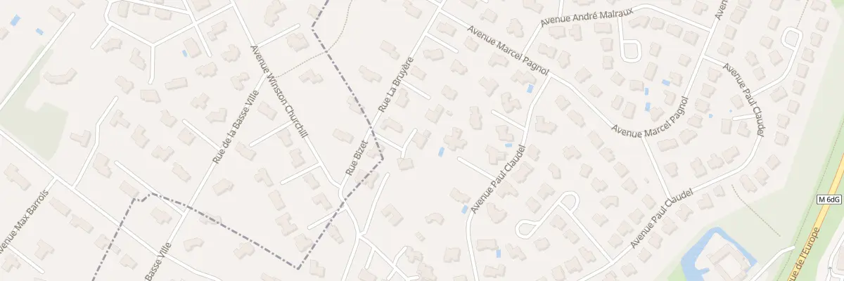 Plan du 6 Rue La Bruyere à Hem