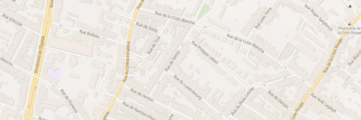 Plan du 44 Rue de Nancy à Tourcoing