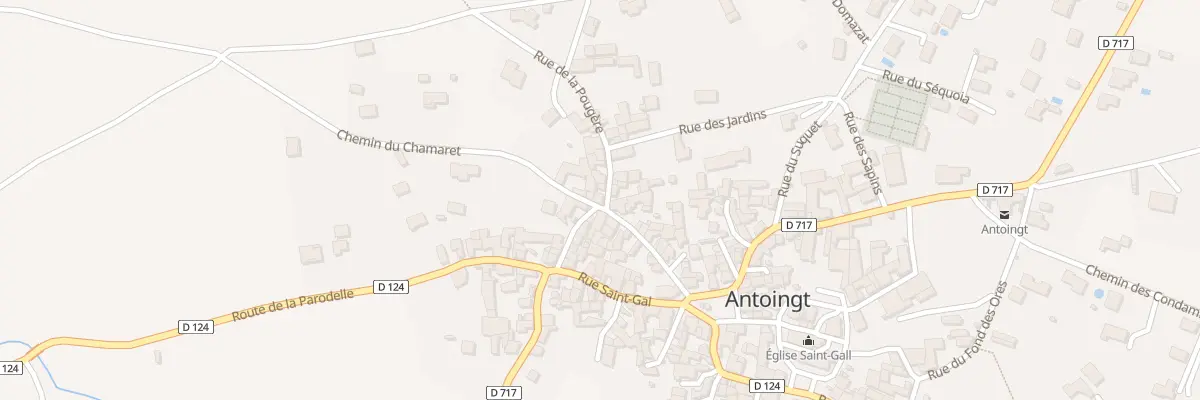 Plan du 9004 Rue de la Petite Pougère à Antoingt