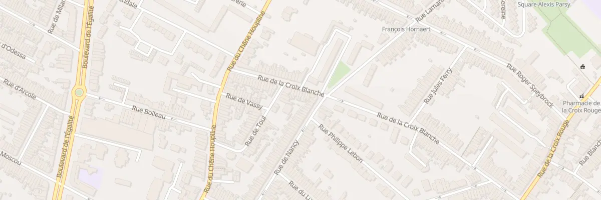 Plan du 44 Rue de la Croix Blanche à Tourcoing