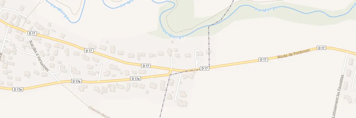 Plan du 61 Rue de la Limagne - Pontmort à Chambaron sur Morge