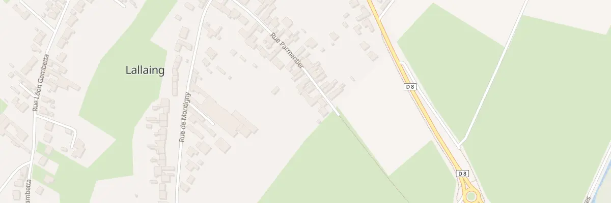 Plan du 220 Rue Parmentier à Lallaing