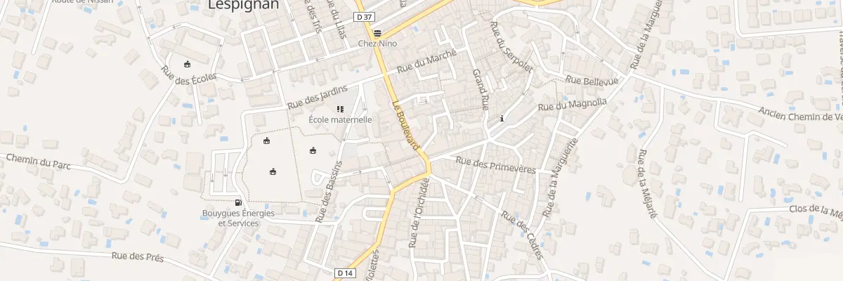 Plan du 6 Rue de l’Oseille à Lespignan