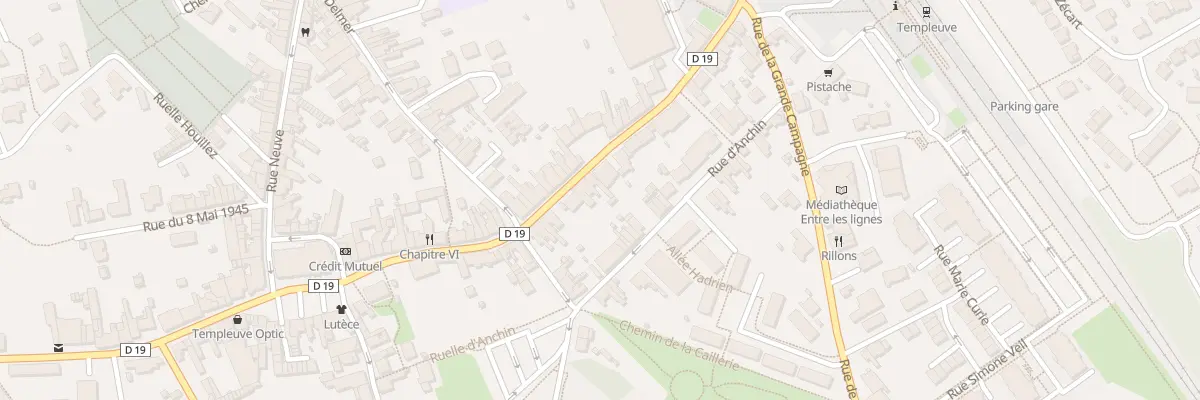 Plan du 22 Rue de Roubaix à Templeuve-en-Pévèle