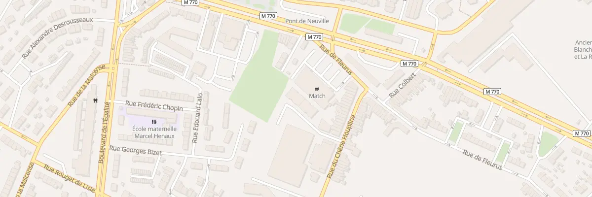 Plan du 343 Rue du Chêne Houpline à Tourcoing