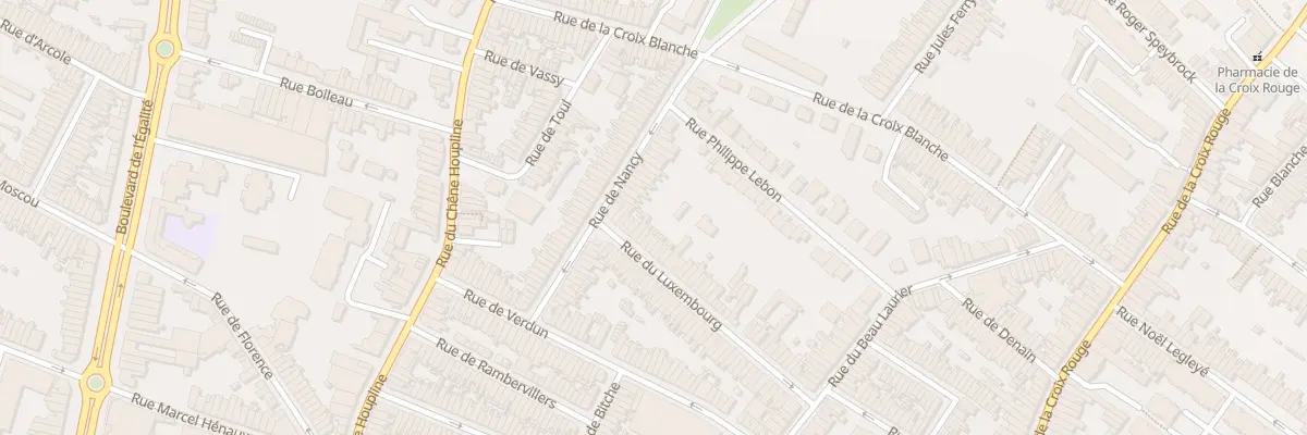 Plan du 66 Rue du Luxembourg à Tourcoing