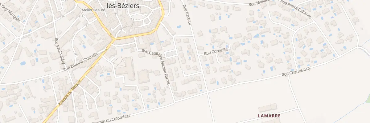Plan du 6 Rue Racine à Thézan-lès-Béziers