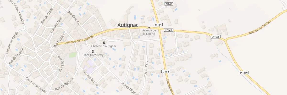 Plan du 9 Rue du Parc à Autignac