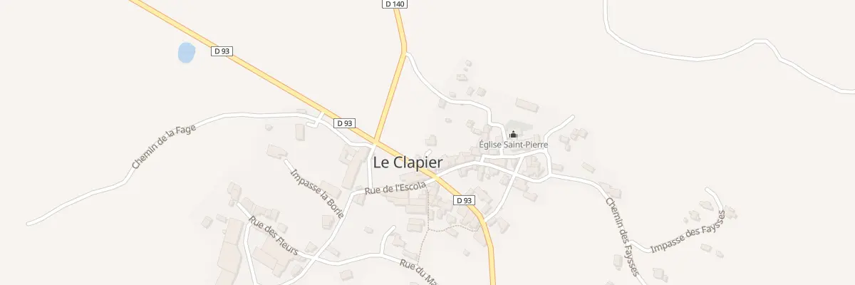 Plan du 5097 Le Clapier au Clapier