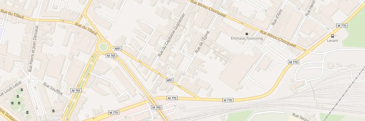 Plan du 11 Rue de l’Epine à Tourcoing