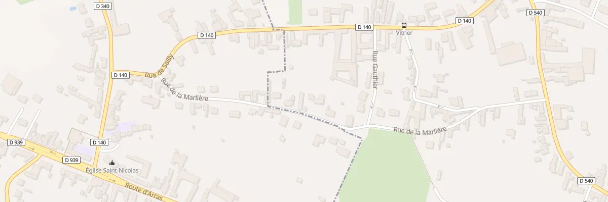 Plan du 16 Rue de la Marlière à Sailly-lez-Cambrai