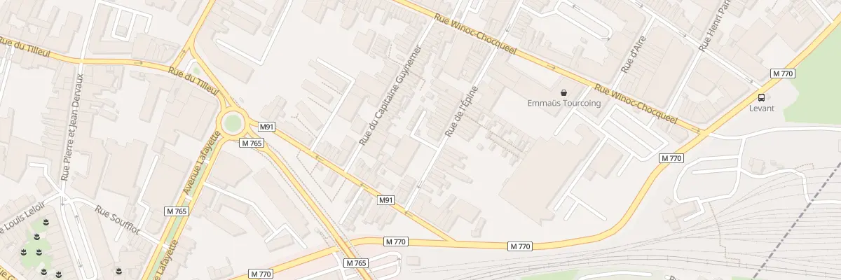 Plan du 21 Rue de l’Epine à Tourcoing