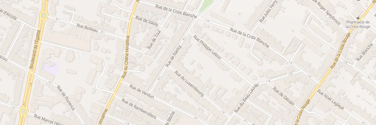 Plan du 64 Rue du Luxembourg à Tourcoing