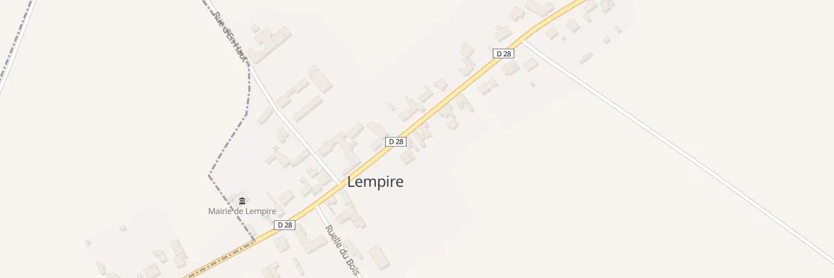 Plan du 18 Gr Gde Rue à Lempire