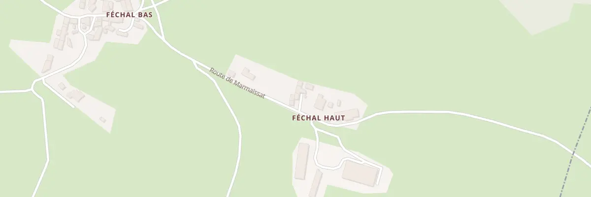 Plan du 5087 Fechal Haut à Apchat