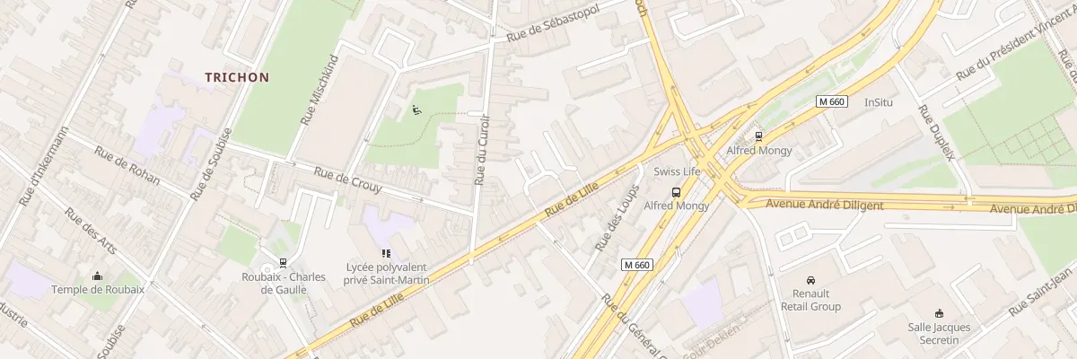 Plan du 26 Rue de Lille à Roubaix