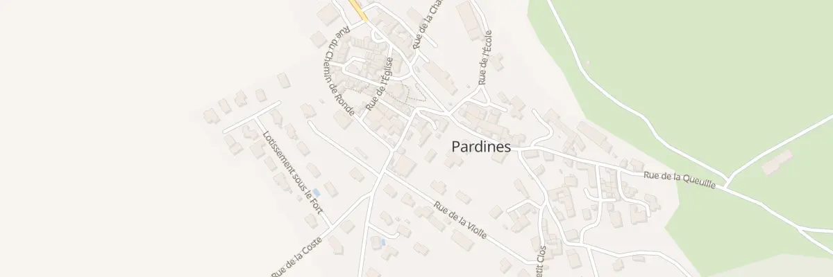 Plan du 99 Rue des Rouleyres à Pardines