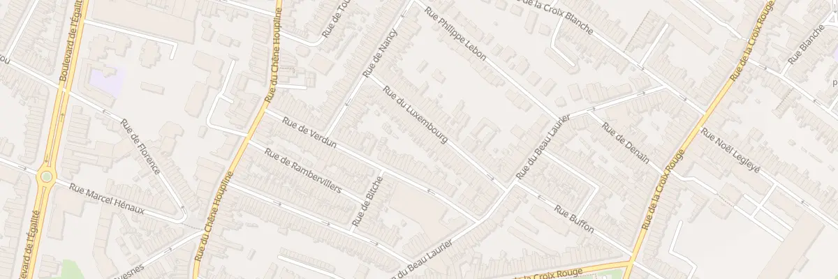 Plan du 39 Rue du Luxembourg à Tourcoing