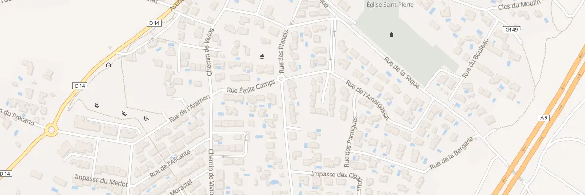 Plan du 11 Rue des Planels à Lespignan
