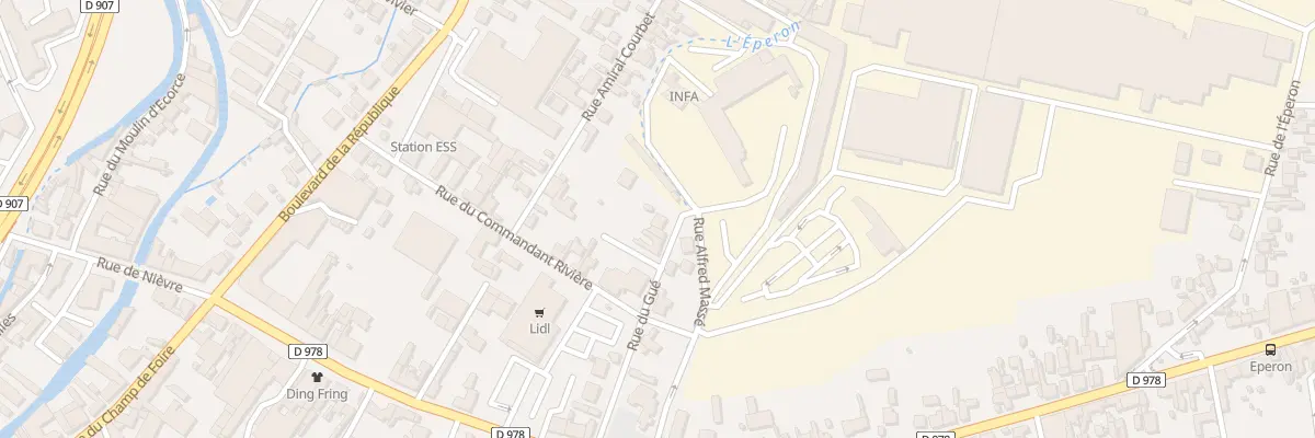 Plan du 11 Rue du Gué à Nevers