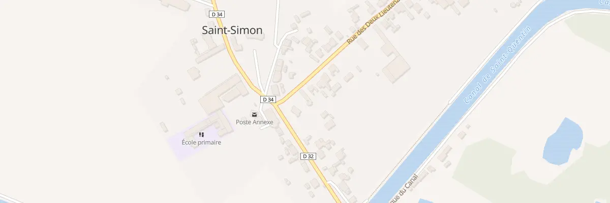 Plan du 2 Rue 2 Lts Lecomte Larmuzeaux à Saint-Simon