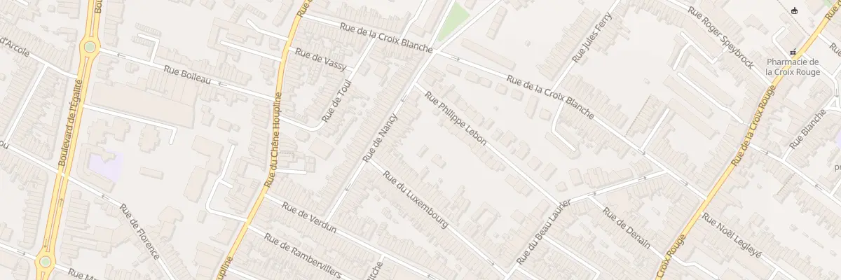 Plan du 48 Rue de Nancy à Tourcoing