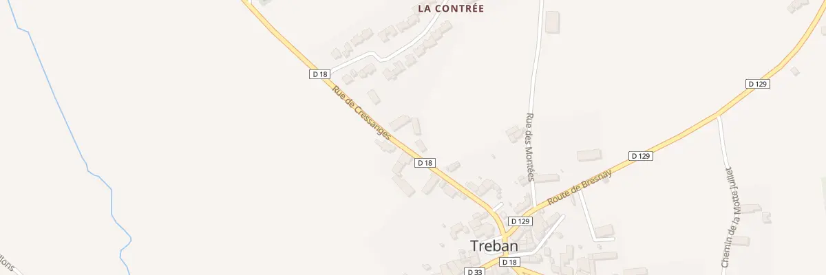 Plan du 10 Rue de Cressanges à Treban