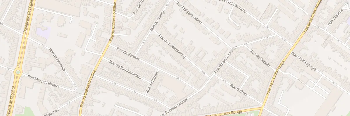 Plan du 37 Rue du Luxembourg à Tourcoing