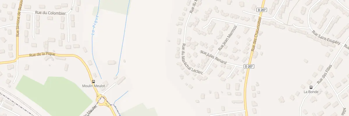 Plan du 21 Rue Marechal Leclerc à Coulanges-lès-Nevers