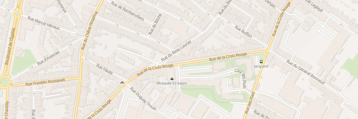 Plan du 101 Rue de la Croix Rouge à Tourcoing