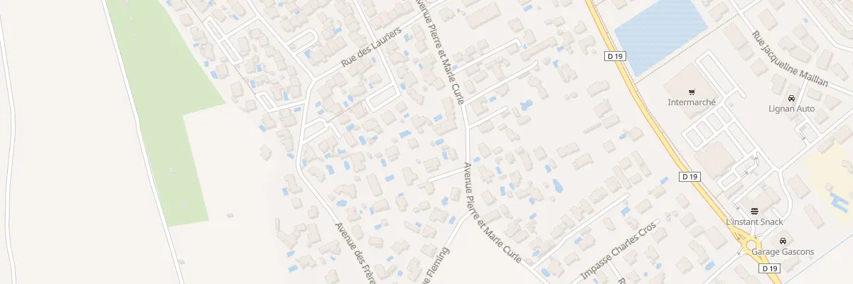 Plan du 506 Av Pierre et Marie Curie à Lignan-sur-Orb