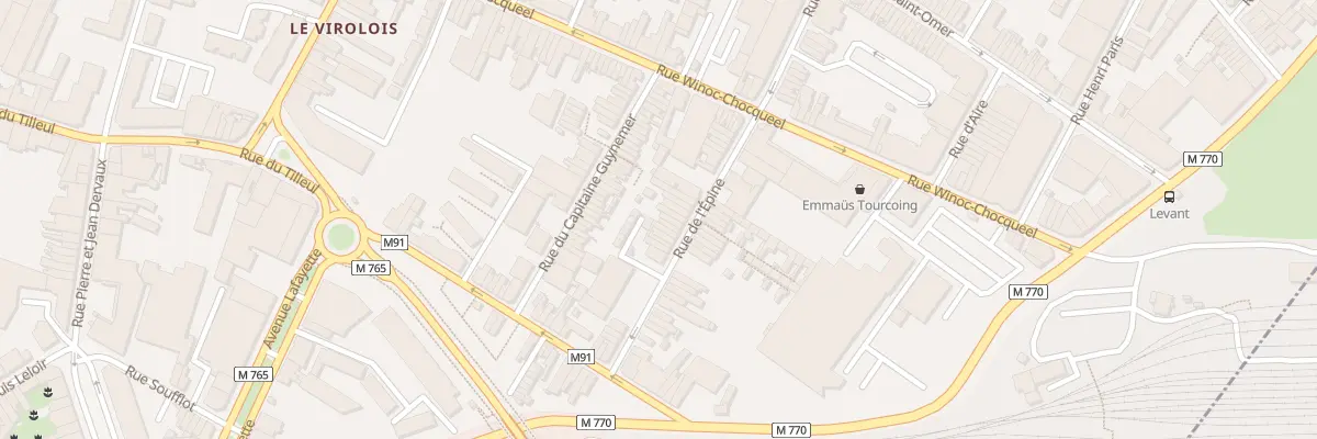 Plan du 33 Rue de l’Epine à Tourcoing