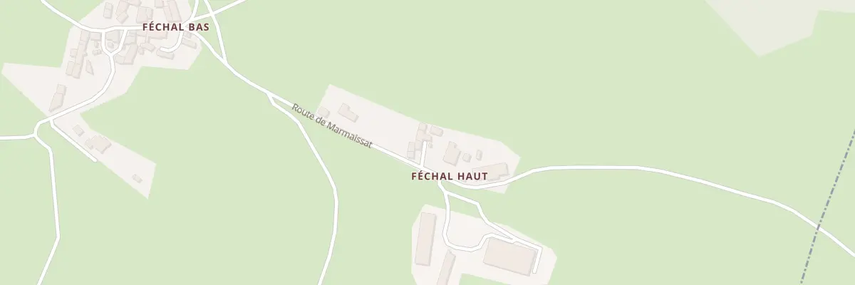 Plan du 5086 Fechal Haut à Apchat