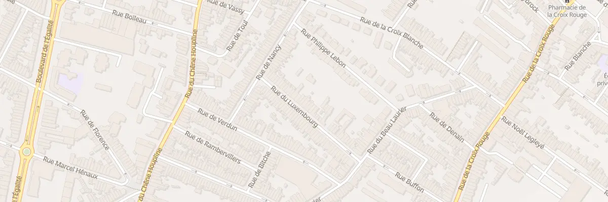 Plan du 46 Rue du Luxembourg à Tourcoing