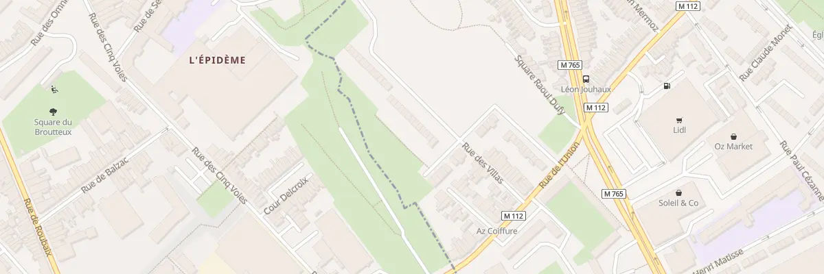 Plan du 31 Rue des Villas à Wattrelos