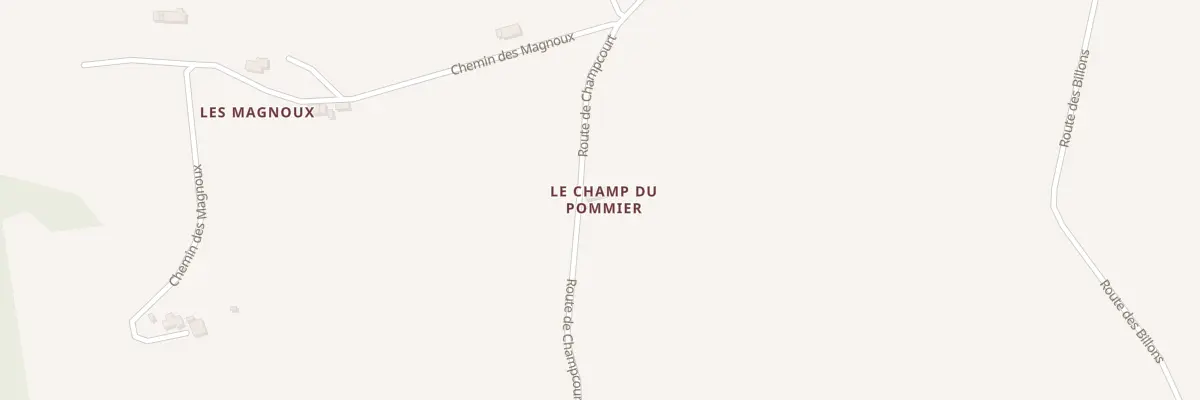 Plan du 5155 Champ du Pommier à Treban