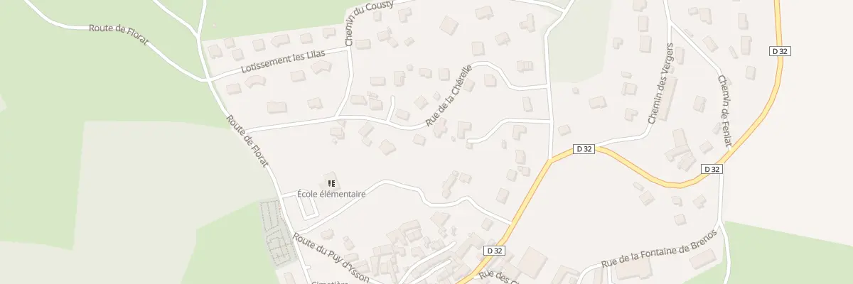 Plan du 18 Rue de la Cherelle à Solignat