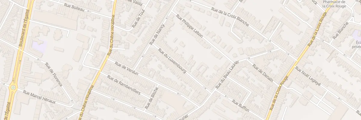 Plan du 42 Rue du Luxembourg à Tourcoing