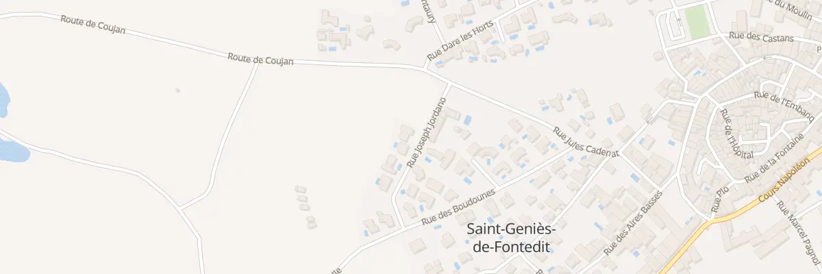 Plan du 117 Rue Joseph Jordano à Saint-Geniès-de-Fontedit