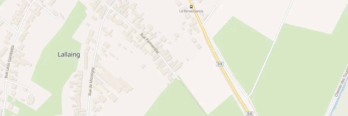 Plan du 207 Rue Parmentier à Lallaing