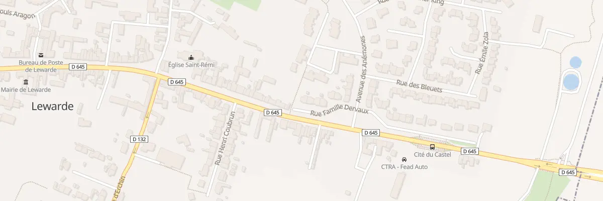 Plan du 217 Rue Famille Dervaux à Lewarde