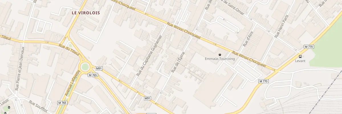 Plan du 41 Rue de l’Epine à Tourcoing