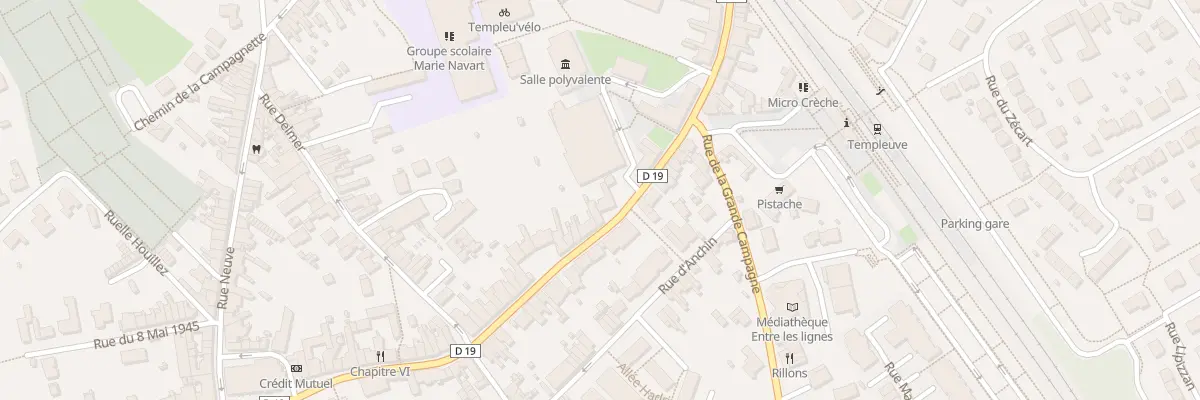 Plan du 67B Rue de Roubaix à Templeuve-en-Pévèle