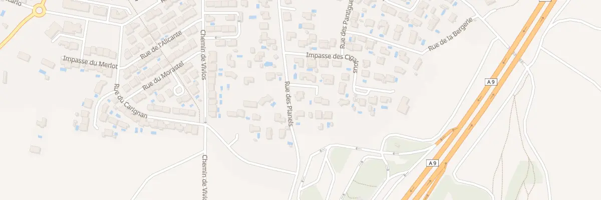 Plan du 25 Rue des Planels à Lespignan