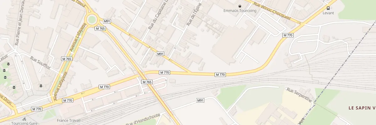 Plan du 157 Rue du Tilleul à Tourcoing